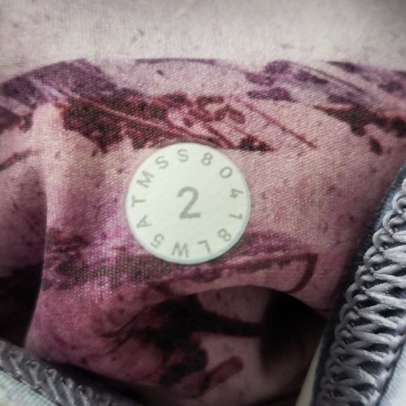 Lululemon Fast & Free 7/8 Tight II *Nulux 25" Sunrise Silhouette Multi Size 2 - Picture 3 of 11